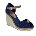 Sandalias Tommy Hilfiger zapatos Mujer modelo Iconic Elena Sandal Azul 