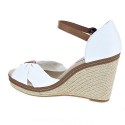 Sandalias Tommy Hilfiger zapatos Mujer modelo Iconic Elena Sandal Blanco 