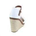 Sandalias Tommy Hilfiger zapatos Mujer modelo Iconic Elena Sandal Blanco 