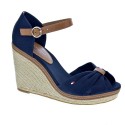 Sandalias Tommy Hilfiger zapatos Mujer modelo Iconic Elena Sandal Azul 
