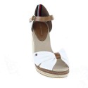 Sandalias Tommy Hilfiger zapatos Mujer modelo Iconic Elena Sandal Blanco 