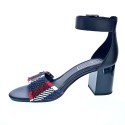 Sandalias Tommy Hilfiger zapatos Mujer modelo Tommy Raffia Heeled Azul 