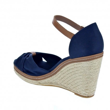 Sandalias Tommy Hilfiger zapatos Mujer modelo Iconic Elena Sandal Azul 