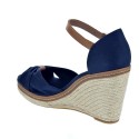 Sandalias Tommy Hilfiger zapatos Mujer modelo Iconic Elena Sandal Azul 