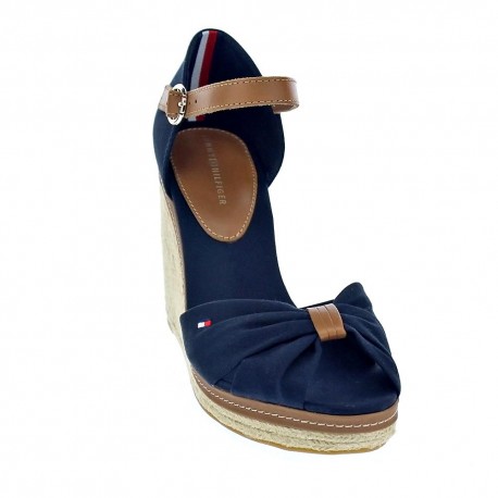 Sandalias Tommy Hilfiger zapatos Mujer modelo Iconic Elena Sandal Azul 