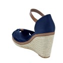 Sandalias Tommy Hilfiger zapatos Mujer modelo Iconic Elena Sandal Azul 