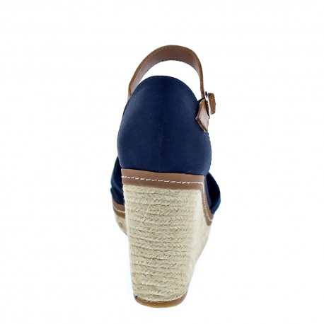 Sandalias Tommy Hilfiger zapatos Mujer modelo Iconic Elena Sandal Azul 