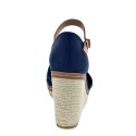 Sandalias Tommy Hilfiger zapatos Mujer modelo Iconic Elena Sandal Azul 