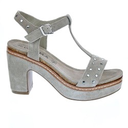 Sandalias Carmela zapatos Mujer modelo 6668703 Beige  2