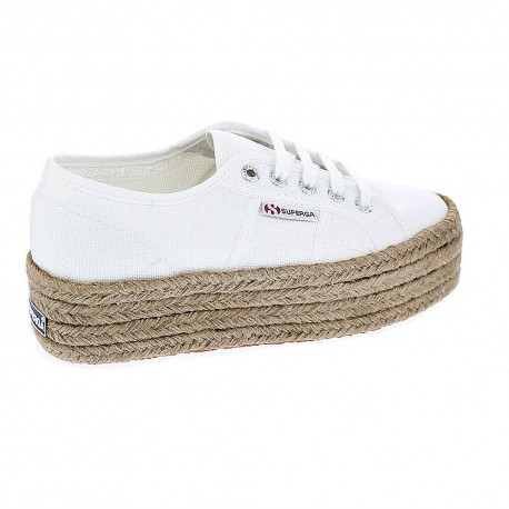 Zapatillas Superga zapatos Mujer modelo 2790-COTROPEW Blanco 