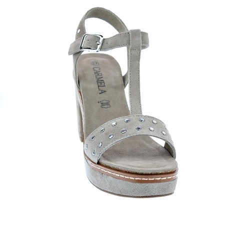 Sandalias Carmela zapatos Mujer modelo 6668703 Beige 