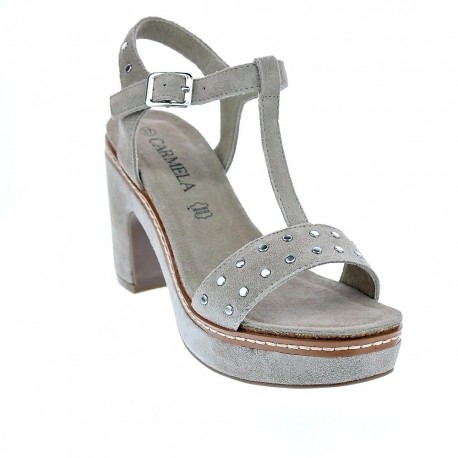 Sandalias Carmela zapatos Mujer modelo 6668703 Beige 