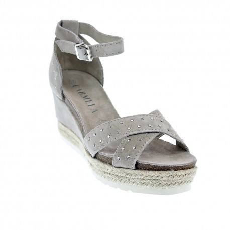 Sandalias Carmela zapatos Mujer modelo 6668901 Beige 