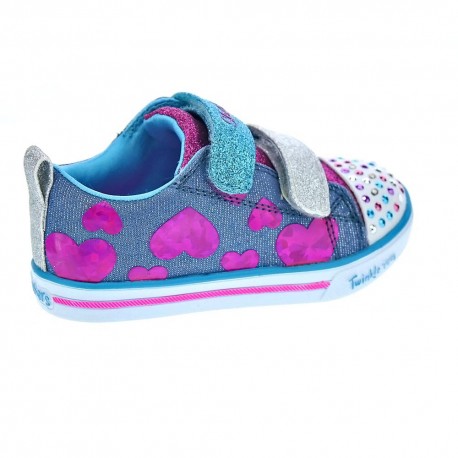 Zapatillas Skechers zapatos Niña modelo Sparkle Lite Azul 