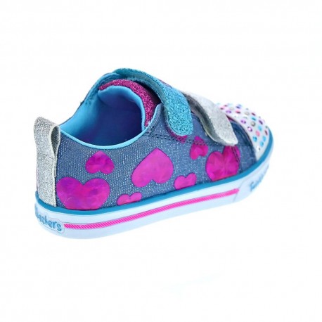 Zapatillas Skechers zapatos Niña modelo Sparkle Lite Azul 