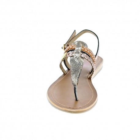 Sandalias Les Tropeziennes zapatos Mujer modelo Baraka Oro 