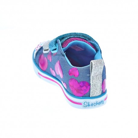 Zapatillas Skechers zapatos Niña modelo Sparkle Lite Azul 