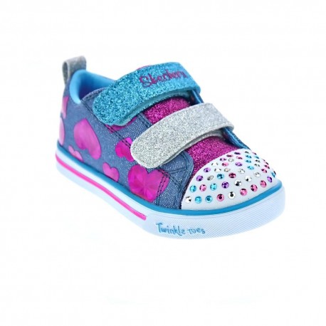 Zapatillas Skechers zapatos Niña modelo Sparkle Lite Azul 