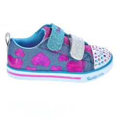 Zapatillas Skechers zapatos Niña modelo Sparkle Lite Azul  2