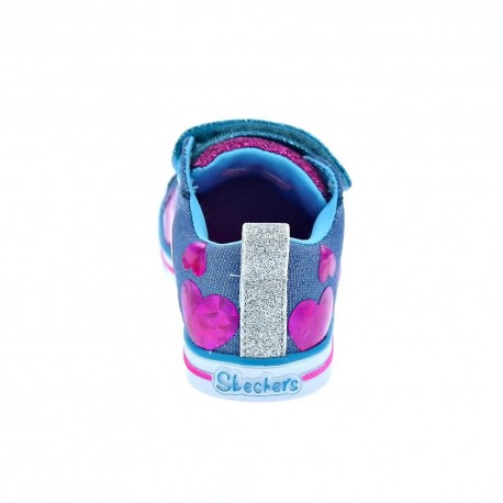 Zapatillas Skechers zapatos Niña modelo Sparkle Lite Azul 