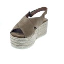 Sandalias Claudia zapatos Mujer modelo 2400 Beige 