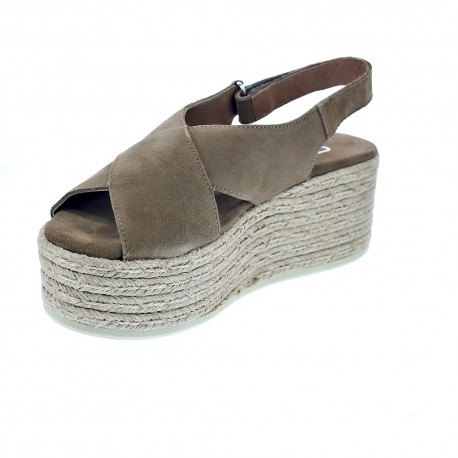 Sandalias Claudia zapatos Mujer modelo 2400 Beige 