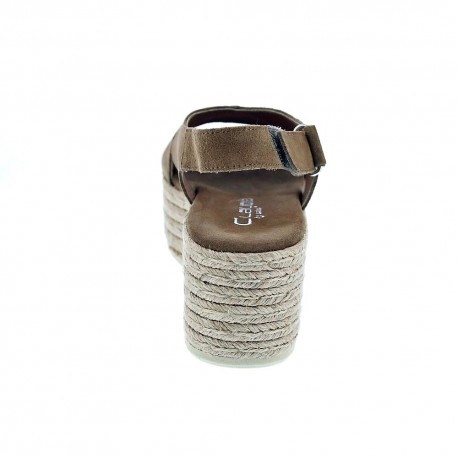 Sandalias Claudia zapatos Mujer modelo 2400 Beige 