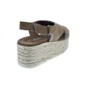 Sandalias Claudia zapatos Mujer modelo 2400 Beige 
