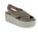 Sandalias Claudia zapatos Mujer modelo 2400 Beige 