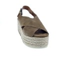 Sandalias Claudia zapatos Mujer modelo 2400 Beige 