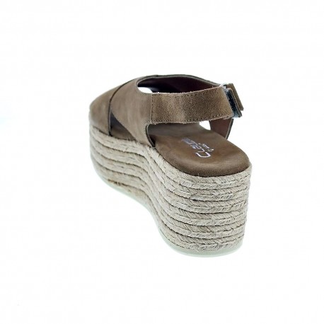 Sandalias Claudia zapatos Mujer modelo 2400 Beige 
