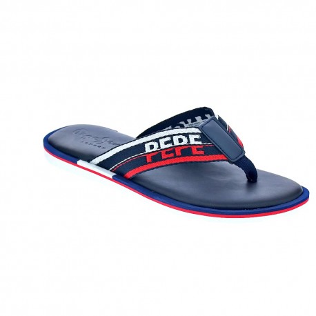 Chanclas Pepe Jeans zapatos Hombre modelo Barrel Tape Azul 