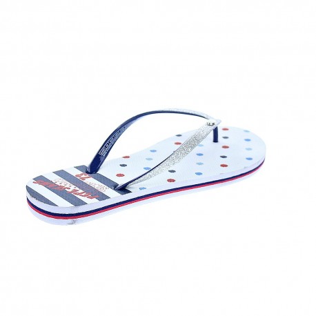 Chanclas Pepe Jeans zapatos Mujer modelo Rake Kemy Plata 