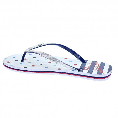 Chanclas Pepe Jeans zapatos Mujer modelo Rake Kemy Plata 