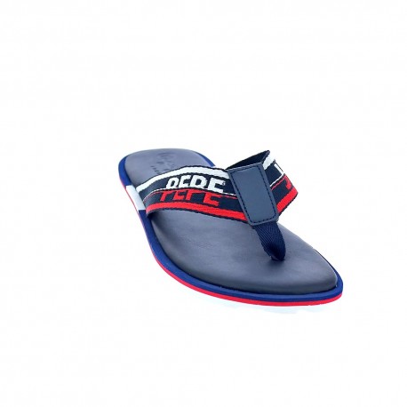 Chanclas Pepe Jeans zapatos Hombre modelo Barrel Tape Azul 