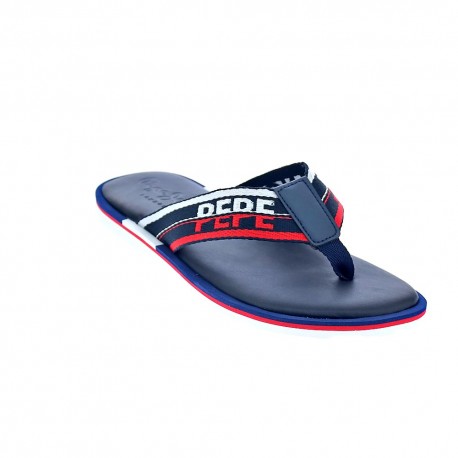 Chanclas Pepe Jeans zapatos Hombre modelo Barrel Tape Azul 