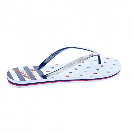 Chanclas Pepe Jeans zapatos Mujer modelo Rake Kemy Plata 