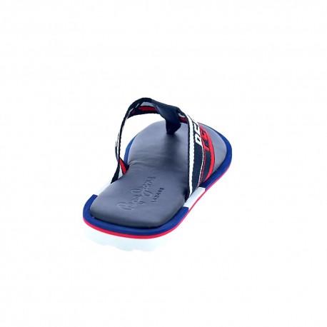 Chanclas Pepe Jeans zapatos Hombre modelo Barrel Tape Azul 