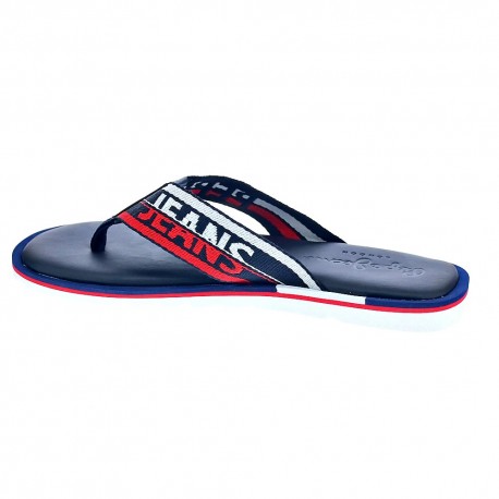 Chanclas Pepe Jeans zapatos Hombre modelo Barrel Tape Azul 