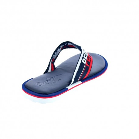 Chanclas Pepe Jeans zapatos Hombre modelo Barrel Tape Azul 