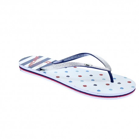 Chanclas Pepe Jeans zapatos Mujer modelo Rake Kemy Plata 