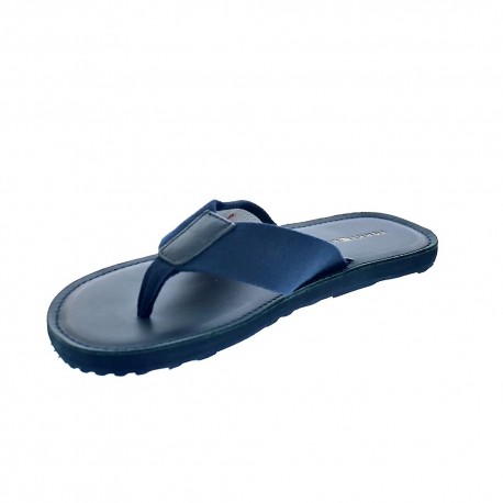 Chanclas Tommy Hilfiger zapatos Hombre modelo Elevated Leather Azul 