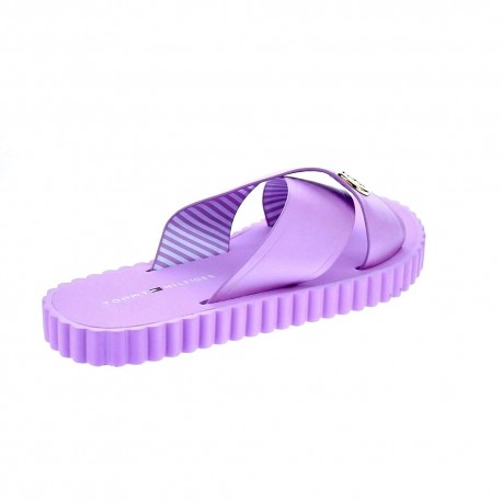 Sandalias Tommy Hilfiger zapatos Mujer modelo Hardware Detail Violeta 