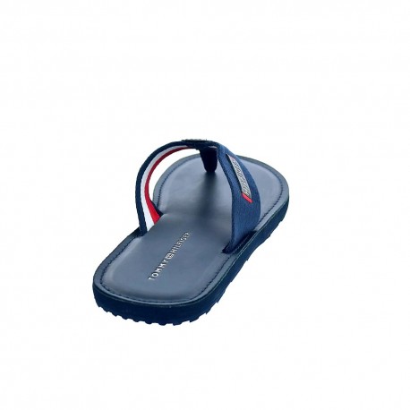 Chanclas Tommy Hilfiger zapatos Hombre modelo Elevated Leather Azul 