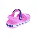Zuecos Crocs zapatos Niña modelo Crocband Sandal Rosa 