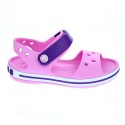 Zuecos Crocs zapatos Niña modelo Crocband Sandal Rosa 