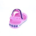 Zuecos Crocs zapatos Niña modelo Crocband Sandal Rosa 