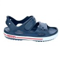 Zuecos Crocs zapatos Niño modelo Crocband II Sandal Azul 