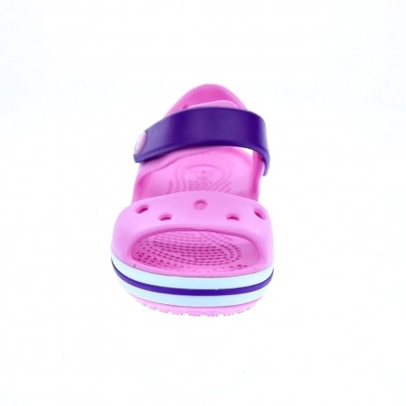 Zuecos Crocs zapatos Niña modelo Crocband Sandal Rosa 