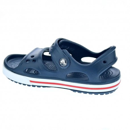 Zuecos Crocs zapatos Niño modelo Crocband II Sandal Azul 